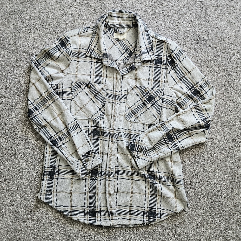 Thread & Supply Plaid Shirt Jacket
